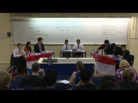 WSDC2015 Rd 7 (Part 1) (Debate at 23 minutes mark) Netherlands vs Singapore