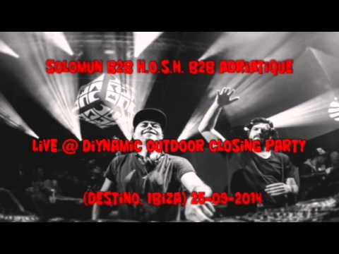 Solomun b2b H.O.S.H. b2b Adriatique - Live @ Diynamic Outdoor Closing Party (Destino, Ibiza)