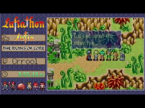 Lufiathon 2016 - Lufia: The Ruins of Lore by Crrool in 8:56:59 [Part 2/2]