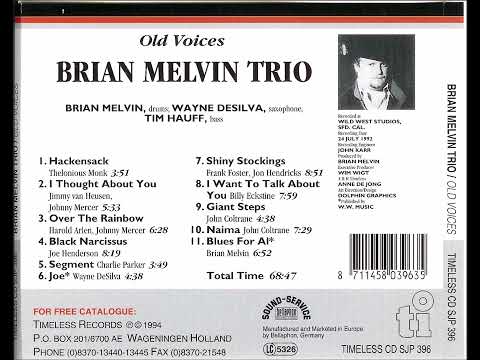 Blues for Al - Brian Melvin Trio "Old Voices"