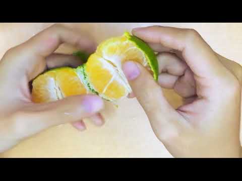 HƯỚNG DẪN LỘT QUÝT NGHỆ THUẬT - HOW TO PEEL AN ORANGE