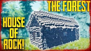 Can You Build A House Completely Out Of Rocks? | The Forest