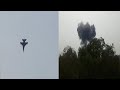 Watch Pakistan Air Force F 16 Aircraft Crashes During Rehearsal