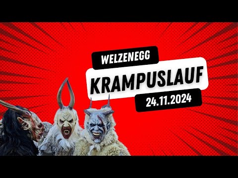 Krampuslauf in Klagenfurt Welzenegg am 24.11.2024 (4K)