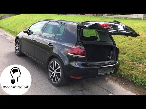 [Golf VI] Installing an automatic tailgate (HD)