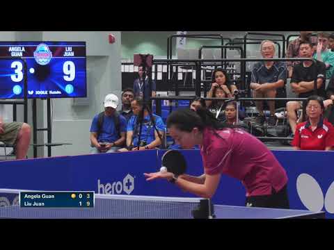 2018 US National Table Tennis Championships - Womens Singles Final - Liu Juan vs Angela Guan