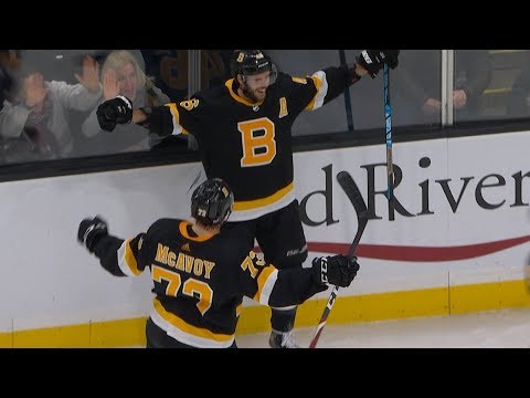 Krejci wins it in overtime on Pastrnak's glorious set-up