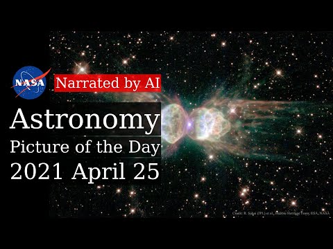 APOD: 2021-04-25 - Planetary Nebula Mz3: The Ant Nebula (Narrated by Brian)