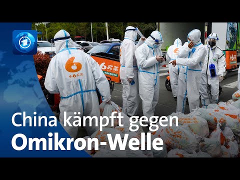 China kämpft gegen Omikron-Corona-Welle