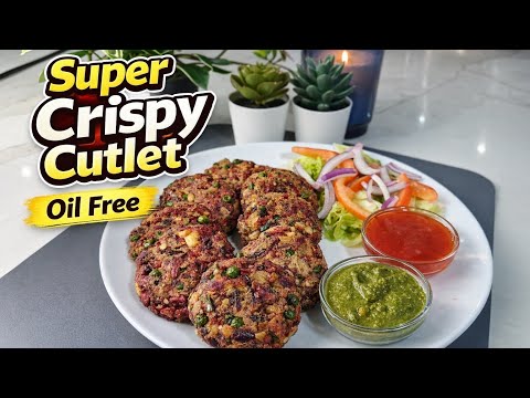 Air Fryer Tofu Cutlet | No Oil Crispy Snack | High Protein Weight Loss | Ekta's Kitchen #asmr