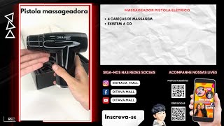 Pistola Massageadora 4x1 Profissional