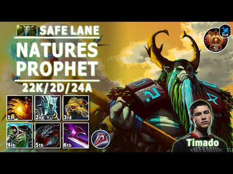 Natrue's Prophet Safe Lane Carry | 7.32d | Timado Pos 1 NP Play | Dota 2 Immortal Gameplay