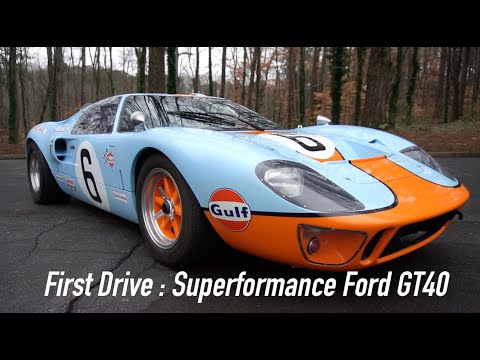 First drive in a Superformance Ford GT40