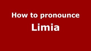 How to pronounce Limia