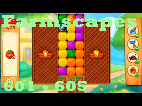 Farmscapes Level 601 - 605 HD Gameplay Walkthrough |  3 - match game | android | ios | pc | app