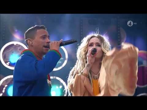 Jon Henrik Fjällgren och Aninia - Sommarkrysset - 22 Juli 2017