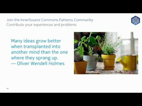 InnerSource Patterns in the Broader Context