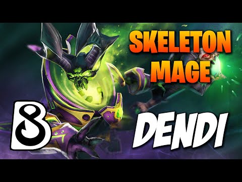 DENDI PUGNA - SKELETON MAGE - Dota 2 Pro Gameplay [Watch & Learn]