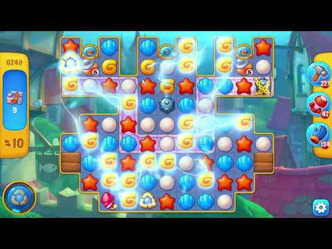 Fishdom 6249 Level - 17 moves - NO BooSTERS