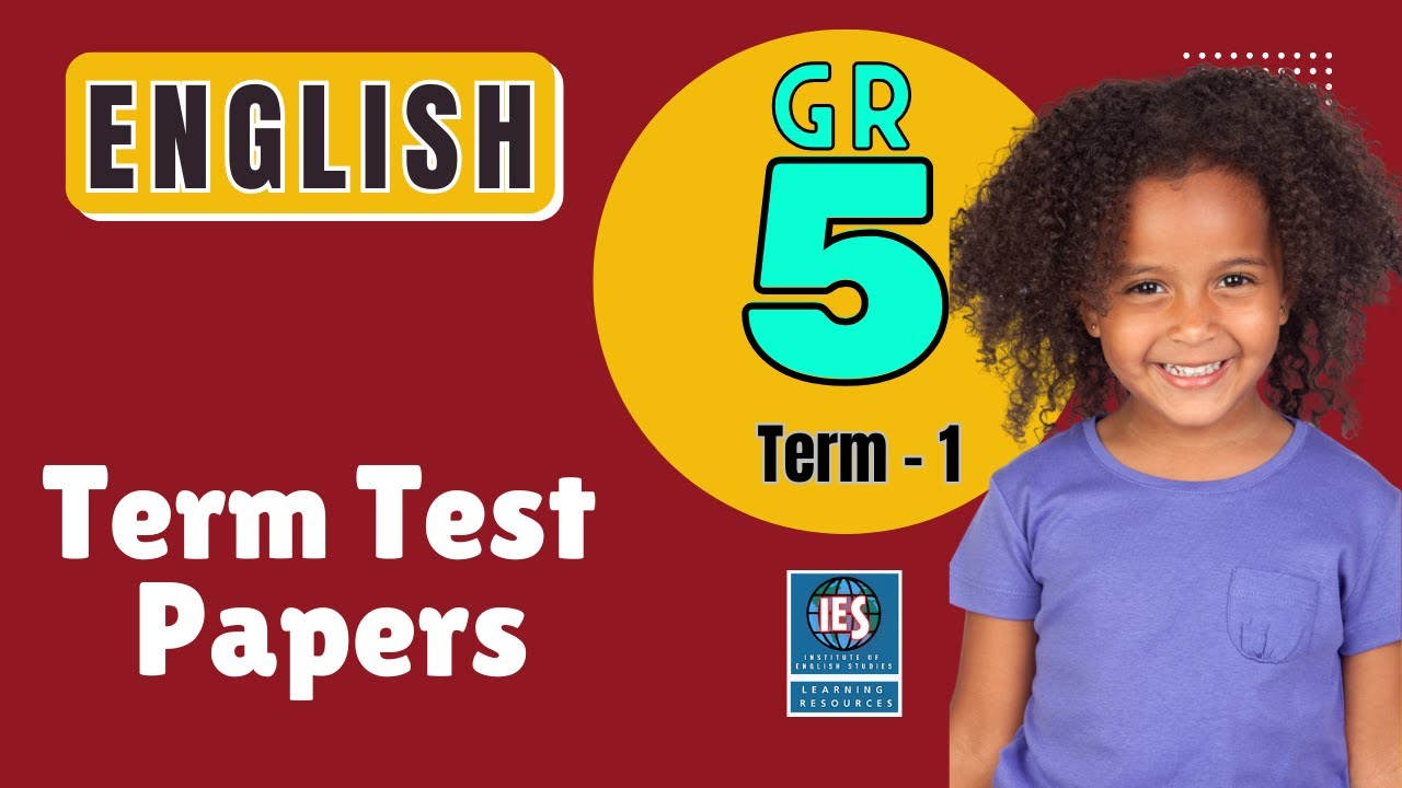 Grade 5 English | Provincial Past Papers | 2018 | Term 1 #exam