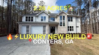 🔥⚡️ WOW! Modern Luxury Home in Conyers, GA 🚨 2.26 Acres Near Loganville | $995,000