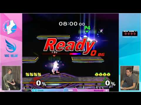 New Game+ XL - Crush (Fox) vs WPI | bonfire10 (Sheik) SSBM WR5