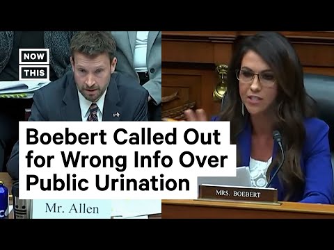 Lauren Boebert Grills Witness Over Public Urination During Hearing