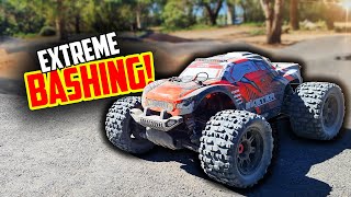 DID IT BREAK? NEW! Corally Sketer 4s RC Car Unboxing, Bash & Review