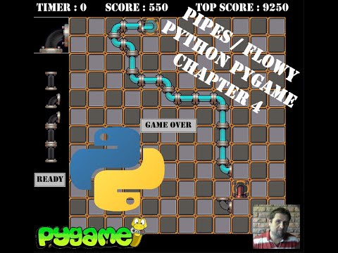 Pipes Flowy Chapter 4 Python Pygame Module Programming Beginners
