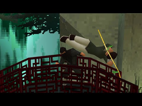PS1 - Jackie Chan Stuntmaster [ENG] -  Full 4K - Shaolin Temple - Bonus Level