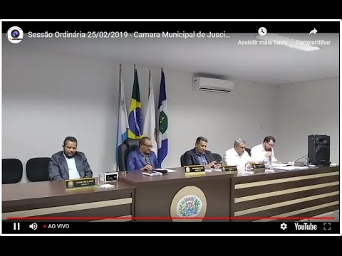 SESSO ORDINRIA - 25/02/2019 - CMARA MUNICIPAL DE JUSCIMEIRA