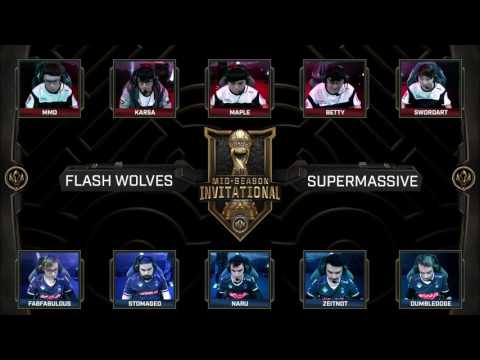 [2017 S7 MSI] Play-In - FW vs SUP - Game 2 - League of Legends - Flash Wolves vs SuperMassive eSport