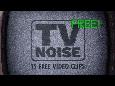 15 FREE TV Static Noise Clips - 4K Ultra HD Footage (download link in description)