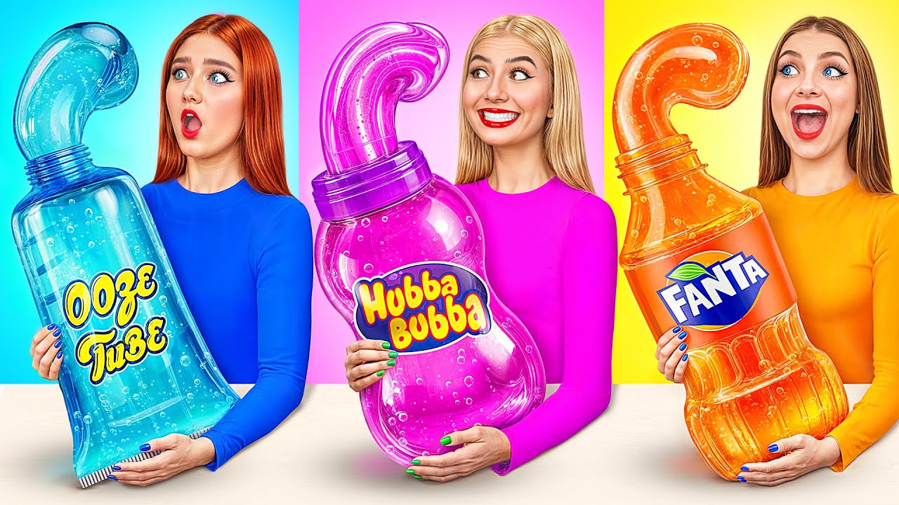 Desafio Comida Com as Mesmas Cores | Situações Engraçadas por Candy DO