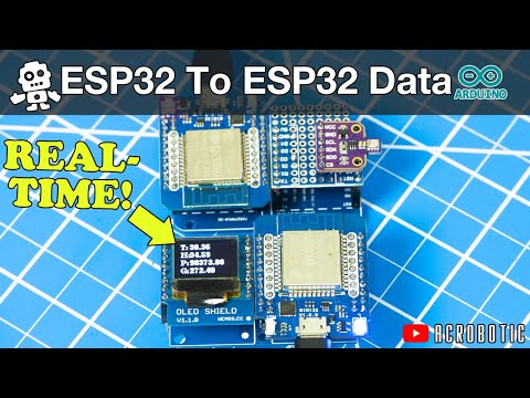 ESP32 To ESP32 Real-Time Data Transfer Using Websockets Client/Server | BME680 + Arduino IDE