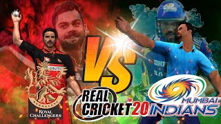 RCB vs MI - Royal Challengers Bangalore vs Mumbai Indians | IPL Match 39 Highlights Real Cricket 20
