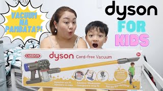 Unboxing + Demo of the Dyson For Kids Vacuum by Casdon