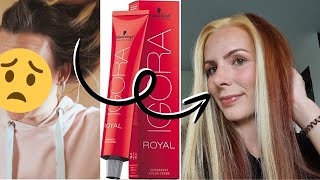 Colouring my hair with Igora Royal // Colouring my VERY overgrown roots...this is embarrassing 😬