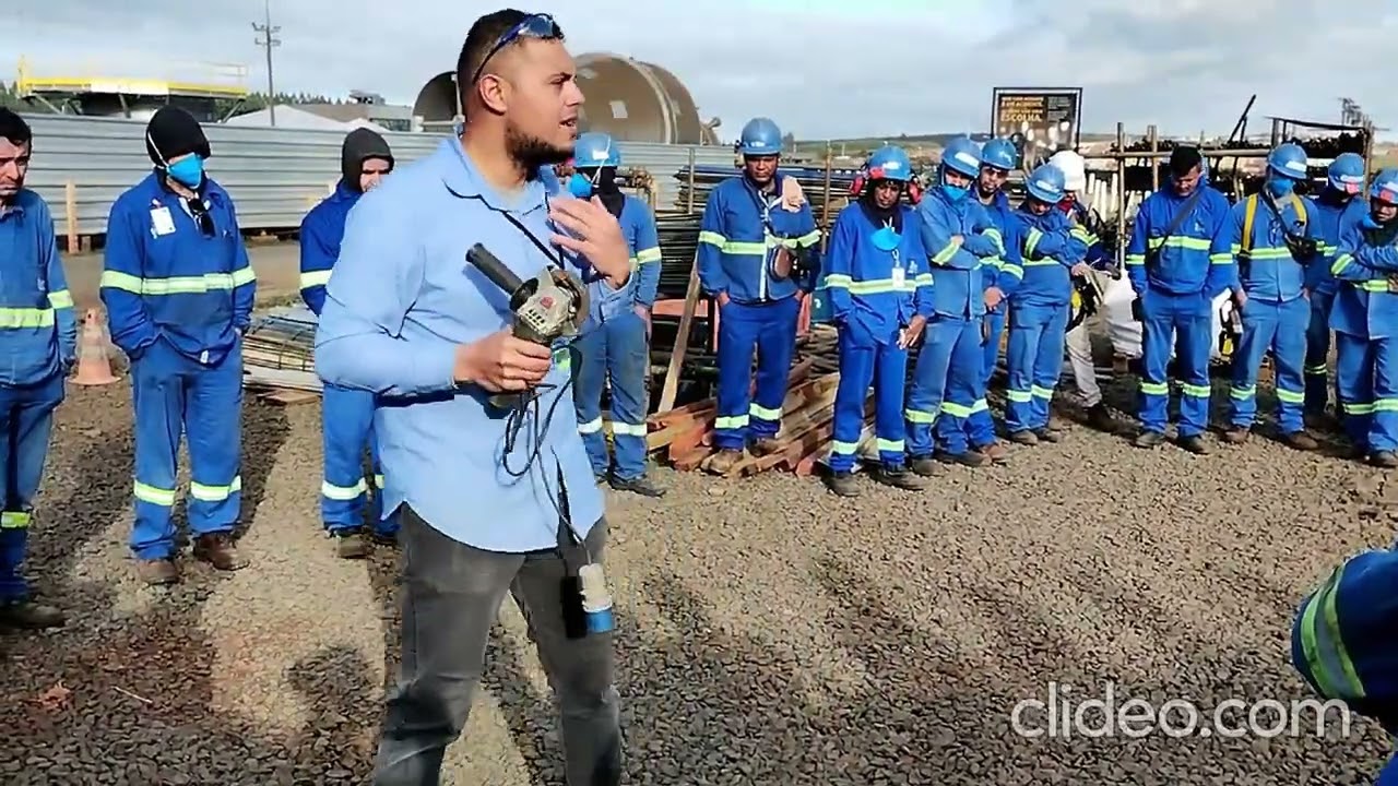 COMO FAZER MELHOR, A palestra/DDS sobre: Como operar de maneira segura a Lixadeira/Esmerilhadeira.