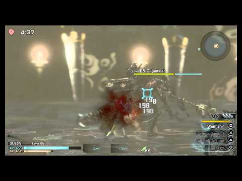FINAL FANTASY TYPE-0 HD: Queen vs 8 armed gilgamesh