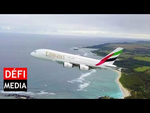 Drone filma decolagem de avião sensacional