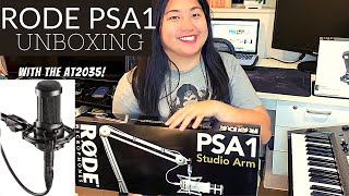 RODE PSA1 STUDIO BOOM ARM - Unboxing and Setup