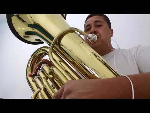 Reunião de Jovens e Menores - Hino 434 - A minha alma sente Paz no Senhor - Tuba e sax reto