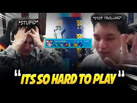 AERONNSHIKII already FEELING the PRESSURE of PLAYING in MPL PH...HE even Cried because of this