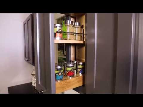 Rev-A-Shelf Inc 11 Wood Tall Cabinet Pullout Pantry Organizer with Soft-Close 43 Tall Rev-A-Shelf 448-TPF43-11-1 by