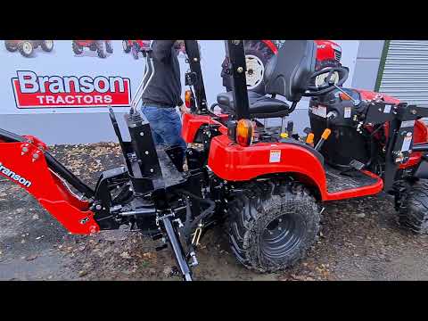 How to remove a tractor backhoe from a 1905 Branson Tractor