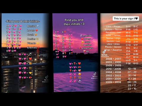 Initials TikTok Compilation | Soulmate initials | TikTok Compilation | 🤍❤️🤍