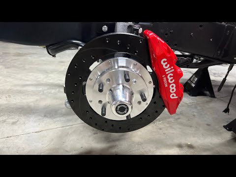 Wilwood front brakes on the QA1 swapped F100