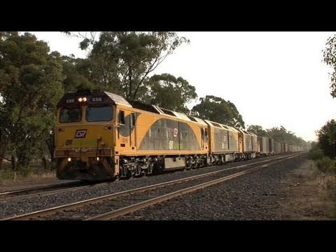 QRN Container freight at Avenel Sat 31/01/09