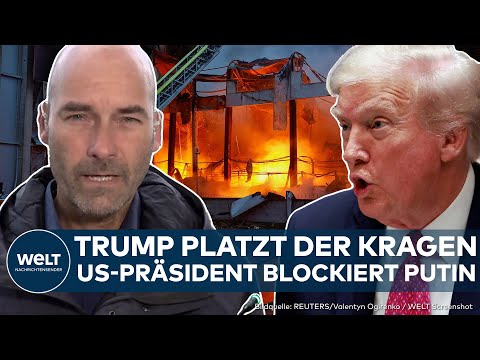 KRIEG IN UKRAINE: Trump tobt! US-Präsident sagt Gespräche mit Putin ab! Russland greift Kiew an